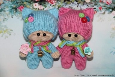 Вязаные пупсы Йо-йо