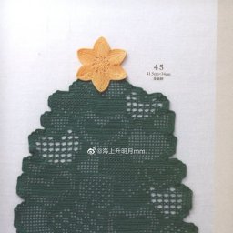 Салфетка-елочка, вяжем крючком