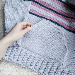 Учимся вязать карман