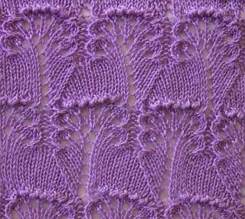 Подборка узоров спицами