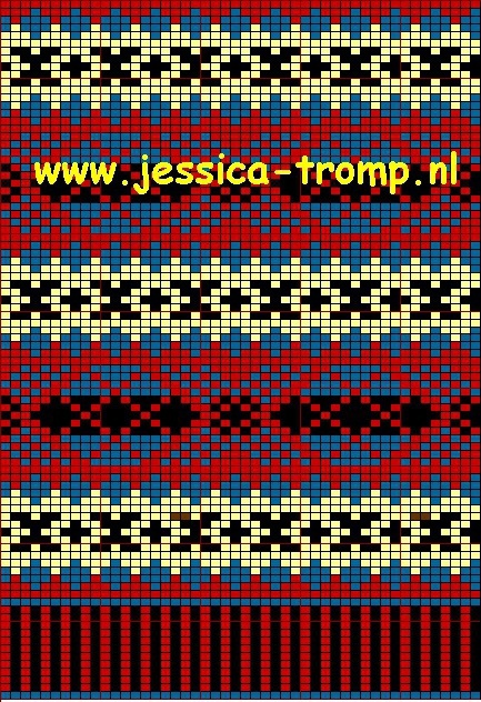 Жаккарды от Jessica Tromp - готовые цветные панели