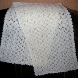 Интересный палантин крючком