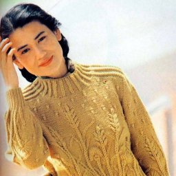 Свитер спицами