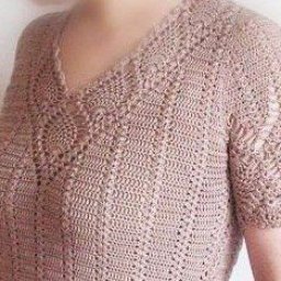 Узор для оформления V-образного выреза