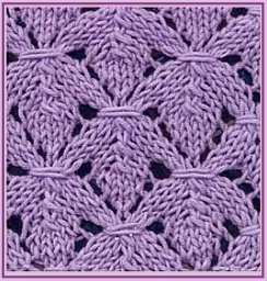 Узор спицами