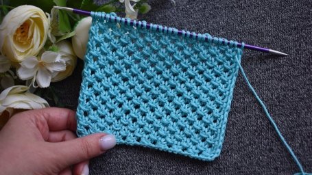 Узор в копилку любителей вязать спицами