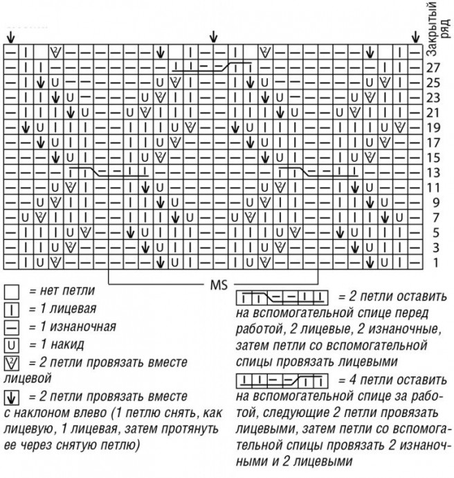 ​Джемпер с вырезами на рукавах