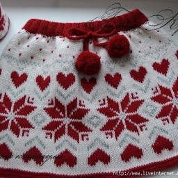 Вяжем юбку для девочки