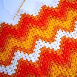 Необычно красивая волна крючком