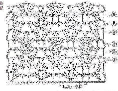 ​Красивый узор крючком