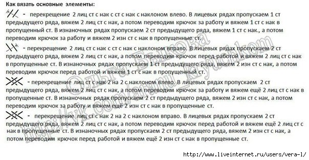 Красивый узор для свитера Красивый узор для свитера