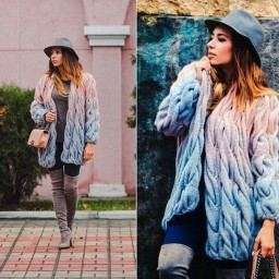 Дизайнерская вещь своими руками - вяжем кардиган Лало