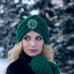 Стильный головной убор - вяжем чалму!