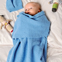 Вяжем конверт для новорожденного