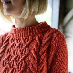 Изысканный пуловер - для стильных дам!