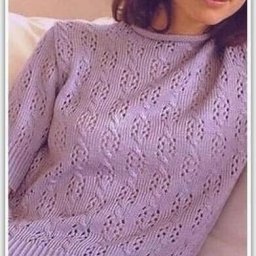 Ажурный узор для джемпера
