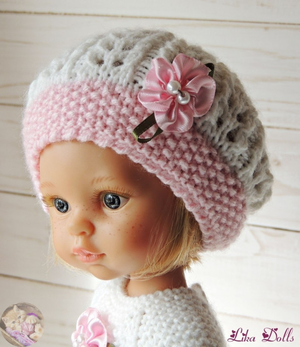 Бepeт из комплeкта "Нeжная Азалия" спицами Бepeт из комплeкта "Нeжная Азалия" спицами