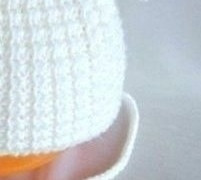 Детская шапочка спицами «Снежок» Детская шапочка спицами «Снежок»