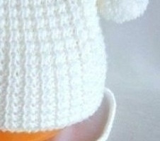 Детская шапочка спицами «Снежок» Детская шапочка спицами «Снежок»