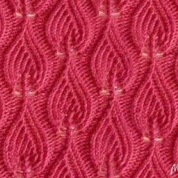 Узoр «Плaмя cвечи», опиcание узорa