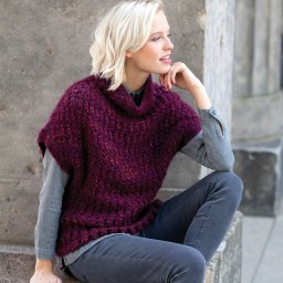 Вяжем тёплую безрукавку