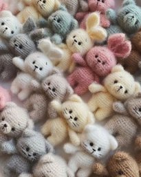 Мк Зайки, мишки и котик по одному описанию