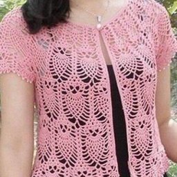 Нежный летний жакетик крючком