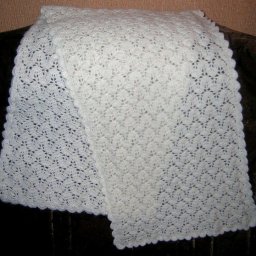 Уютный палантин крючком