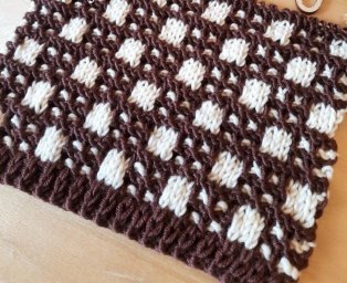 Узор в копилку любителей вязать спицами