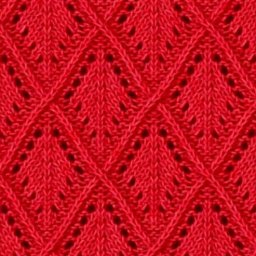 Эффектный узор спицами