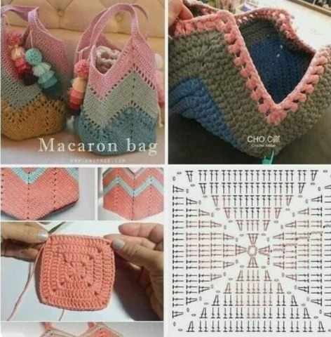 Красивая сумочка крючком Красивая сумочка крючком