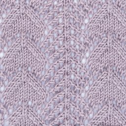 Путешествие в "Сказочный лес" узор спицами