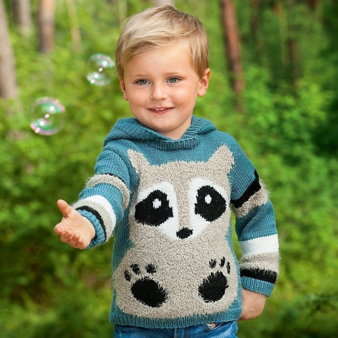 Джемпер с капюшоном и мотивом &laquo;Медвежонок&raquo;