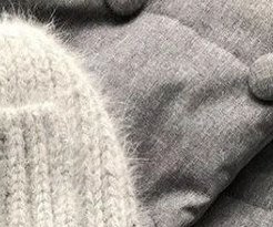 Шапка-ушанка из бобинной ангоры