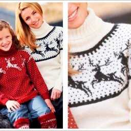 Узор для классического зимнего свитера