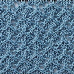 Узор спицами