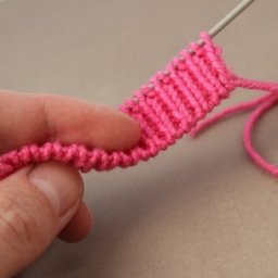 Вяжем аккуратную резинку с закругленным краем