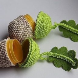 Желуди из киндер-сюрприза. Мастер-класс