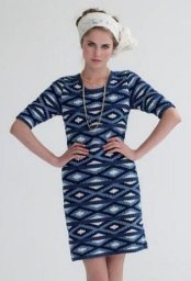 Жаккард: платье Sun спицами