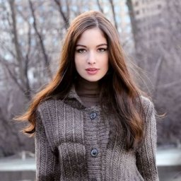 Стильный жакет коричневого цвета