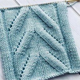 Узор спицами