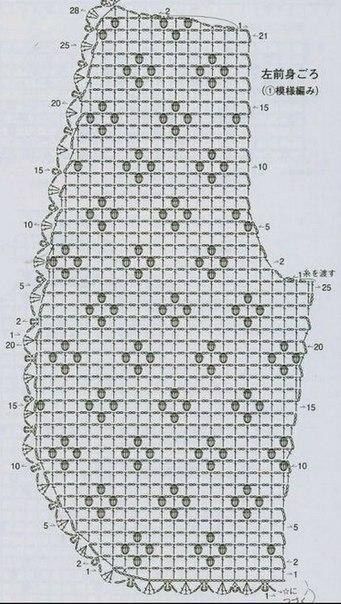 Ажурное болеро крючком