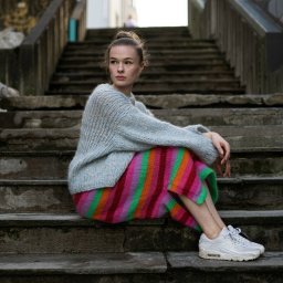 Юбка из мохера