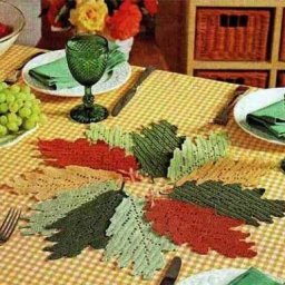 Листья в филейной технике