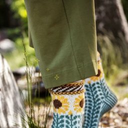 Носочки  с подсолнухами