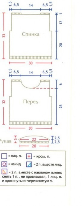 Сиреневая кофточка для девочки