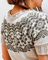 Изящная кокетка спицами