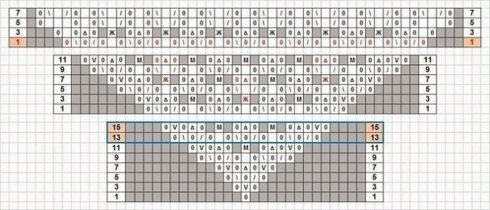 Шаль "Капли"