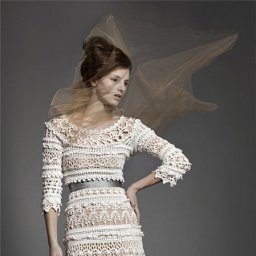 Красивое ажурное платье