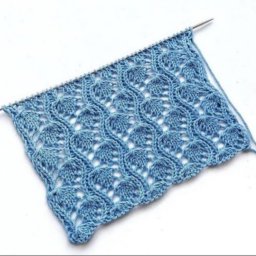 Красивый узор спицами